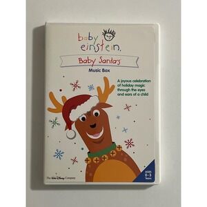 Baby Einstein Baby Santa's Music Box DVD Disney Holiday Christmas Ages 0-3 27139